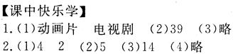 人教版三年级下册数学长江全能学案第3章·第三单元第一节复式统计表1